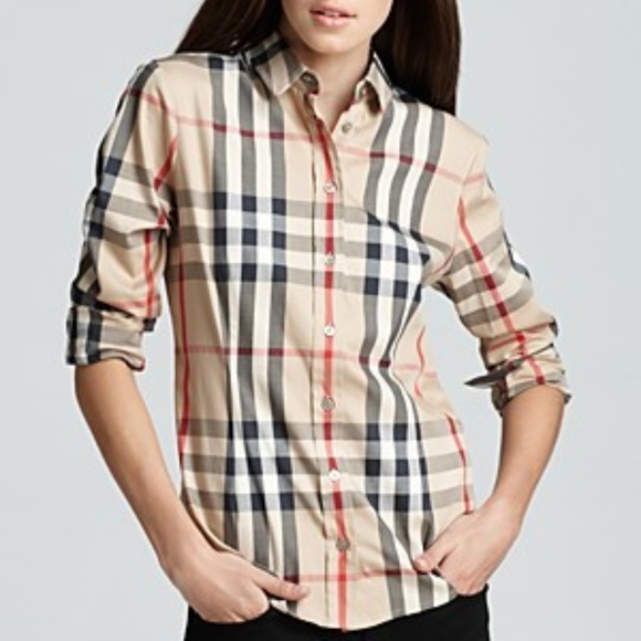 Burberry brit button down Clearance